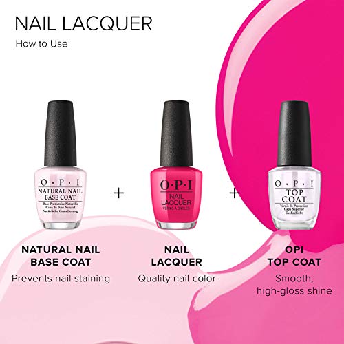 OPI Nail Lacquer - Tutti Frutti Tonga, Chip-Resistant Polish (0.5 Fl Oz)