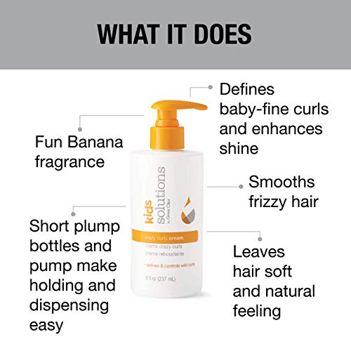 Great Clips Kid's Crazy Curls Cream - Frizz-Control Styling for Kids 8oz