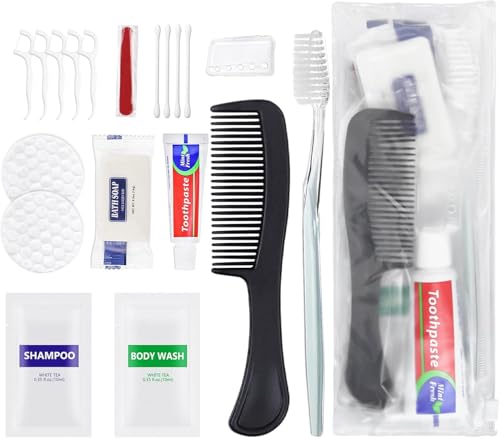 5 Sets Personal Hygiene Kits - Travel Toiletry Kits for Men & Women