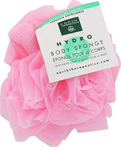 Earth Therapeutics Hydro Body Sponge with Hand Strap - Pink