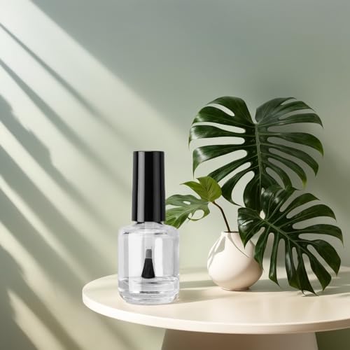 6PCS Refillable Nail Polish Bottles with Brush & Funnel - 15ML