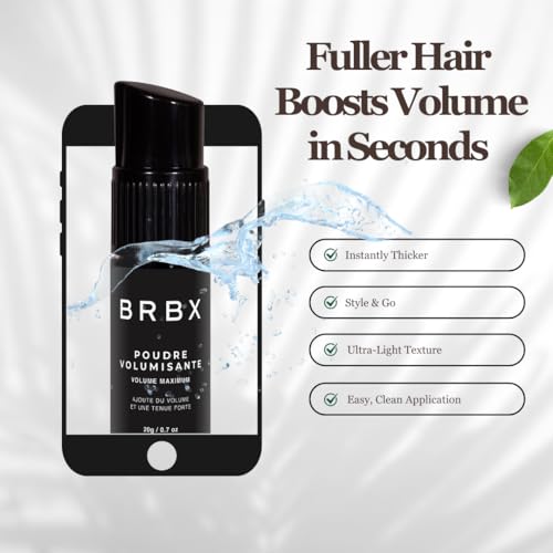 BRBX Volumizing Hair Powder for Men - Instant Texture & Matte Finish