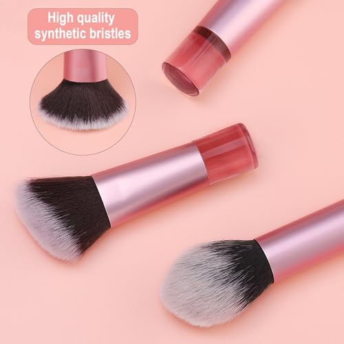 3PCS Premium Makeup Brush Set - Foundation, Contour & Powder