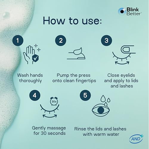 BlinkBetter Foaming Eyelid Cleanser with Tea Tree Oil – 2 fl oz