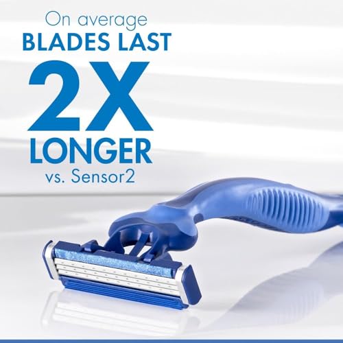Gillette Sensor3 Comfort Disposable Razors for Men, 8 Count
