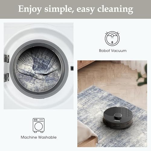 2x3 Washable Abstract Door Mat - Non-Slip Rug for Entryway & Kitchen
