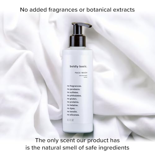 Boldly Basic Fragrance-Free Face Wash – Gentle Cleanser for Sensitive Skin