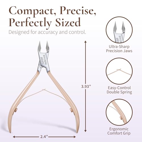 BOXGROVE Beauty Professional Double Spring Cuticle Cutter & Pusher