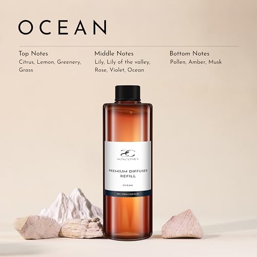 Ocean Scent Diffuser Oil Refill - 250ml Long-Lasting Home Fragrance