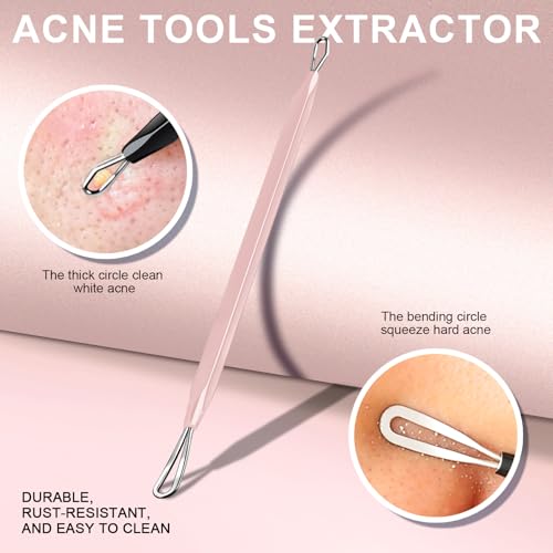 Teenitor 2-in-1 Blackhead Extractor Tool Kit for Clear Skin