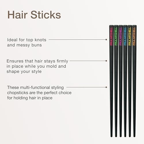 Paul Mitchell ProStix Hair Sticks Set of 6 for Sectioning and Styling