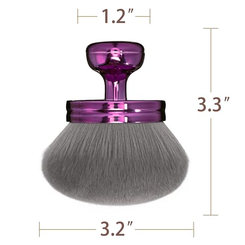 BABYSHEEP Purple Extra Large Kabuki Leg & Body Makeup Brush