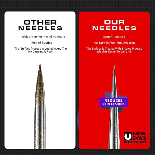 CNC EN04-SYZ Disposable Tattoo Cartridges Needles 5 Pack Mixed Sizes - Needles