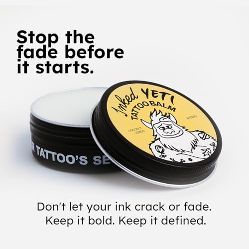 Inked Yeti Vegan Tattoo Balm & Aftercare Moisturizer - 3 oz
