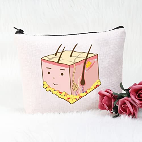 I'd Biopsy That Cosmetic Bag - Canvas Makeup Organizer for Travel