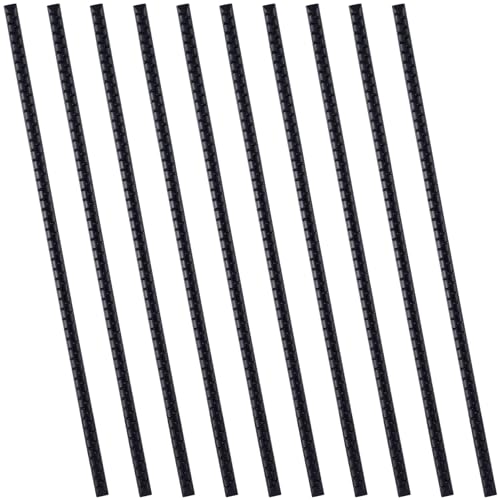 10pcs Black Silicone Anti-Slip Headband Teeth Strips for DIY