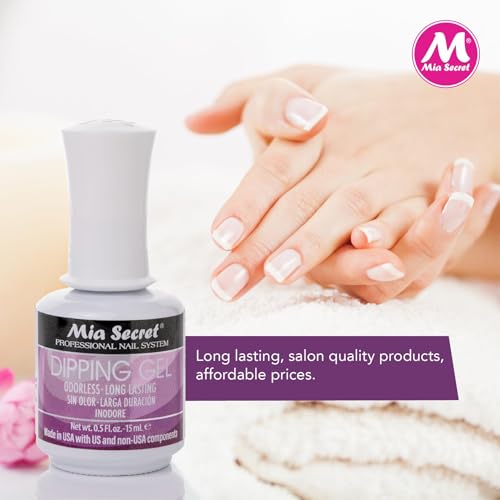 Mia Secret Professional Dipping Gel UV/LED Odorless Acrylic System 1/4 oz