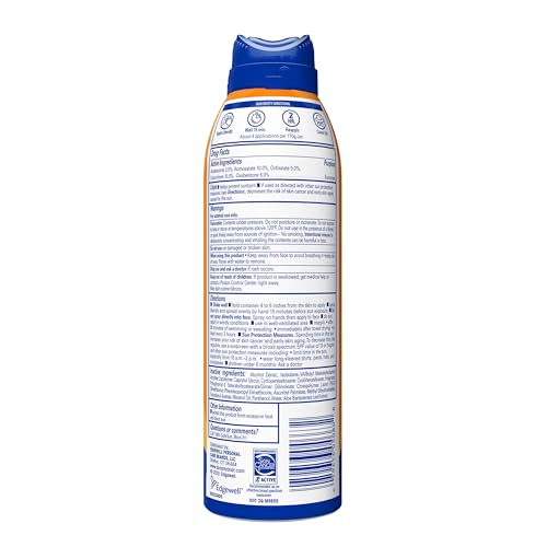 Banana Boat Sport Sunscreen Spray SPF 100 - 6 oz, Water & Sweat Resistant