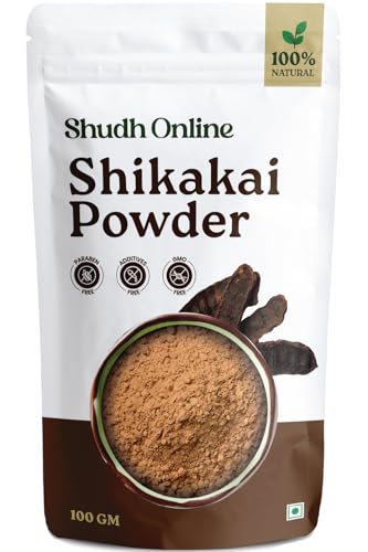 Organic Shikakai Powder for Hair Growth - 3.5 oz Natural Cleanser