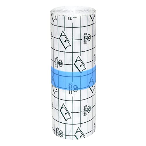 OBTANIM 6 x 197 Inch Transparent Waterproof Adhesive Bandage for Tattoo Aftercare