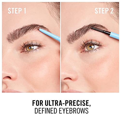 Rimmel Kind & Free Dual-Ended Brow Definer Pencil, 002 Taupe (Pack of 2)