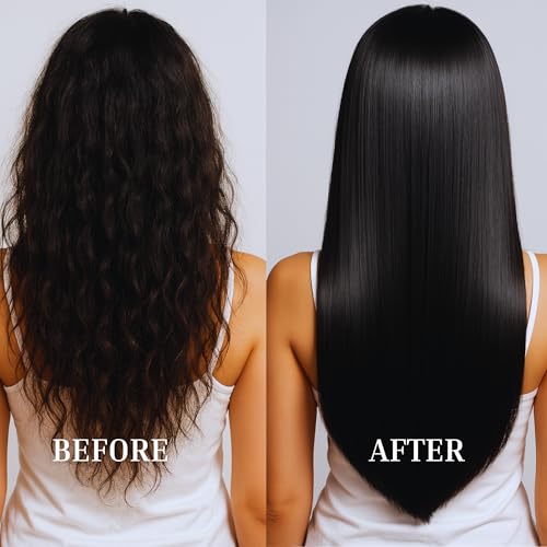 Kachita Spell Brazilian Keratin Hair Straightening Treatment, Lasts Up to 18 Weeks, Keratin Chocolate & Argan Oil Complex, Queratina para Alisar el Cabello, Home & Professional Use, 16 fl oz