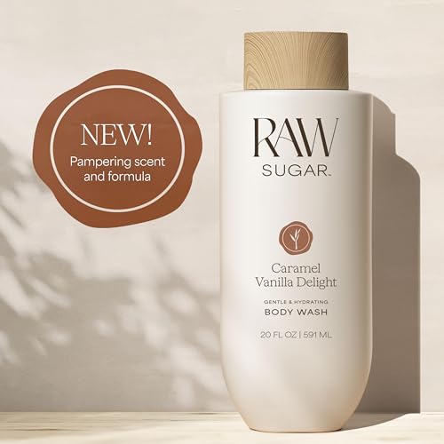 Caramel Vanilla Delight Body Wash - Gentle & Hydrating 20 Fl Oz