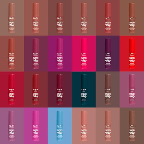 NYX Smooth Whip Matte Lip Cream - Long Lasting Vegan Liquid Lipstick in Pancake Stacks