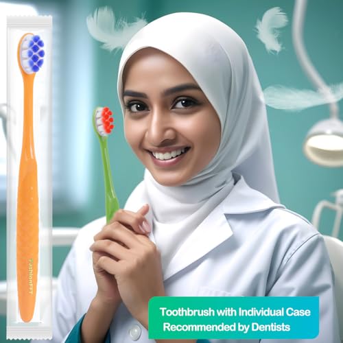 Ultra-Gentle Soft Toothbrushes for Sensitive Teeth - 5 Pack