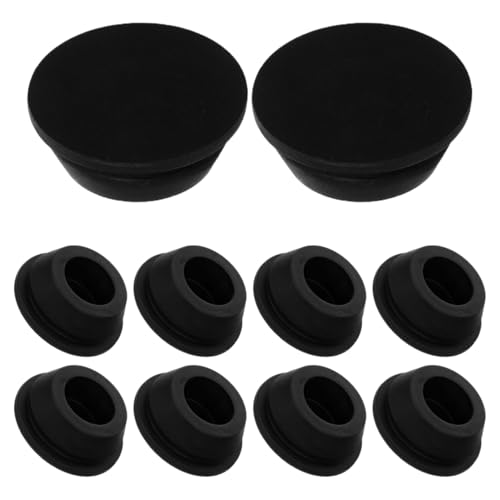 10-Pack Rubber Drain Hole Plug for Air Conditioner - 20mm Stopper