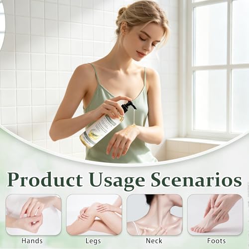 Collagen Firming Body Oil - Lightweight Moisturizing Skin Treatment (2 Pack)