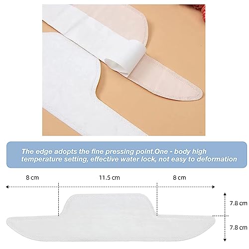 CFGROW Disposable Collar Sweat Pads - 80 Pack Self-Adhesive Neck Liners