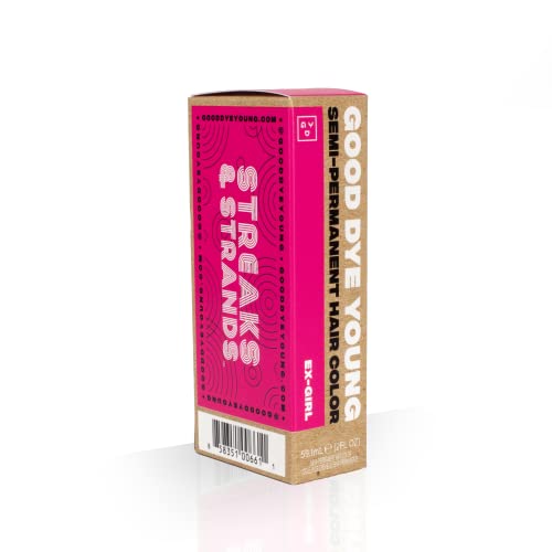 Good Dye Young Streaks & Strands Pink Hair Dye - Vegan, 2 FL OZ