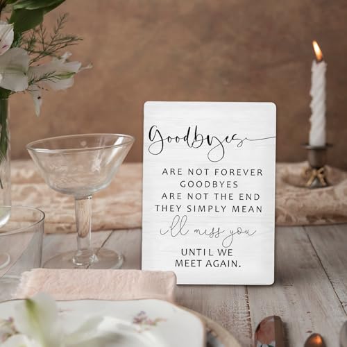 In Loving Memory Wooden Stand Sign - 5x7 Inch Memorial Decor