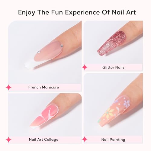 Glamonade Professional Acrylic Nail Liquid - 2.5oz Non-Yellowing EMA for DIY & Salon