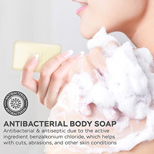 Lucas + Zoe Fresh Essence Antiseptic Bar Soap 4oz with Natural Olive & Coconut Oil