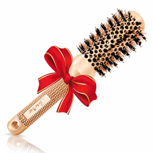 Boar Bristle Ceramic Roller Brush for Blow-Drying, Curling & Styling