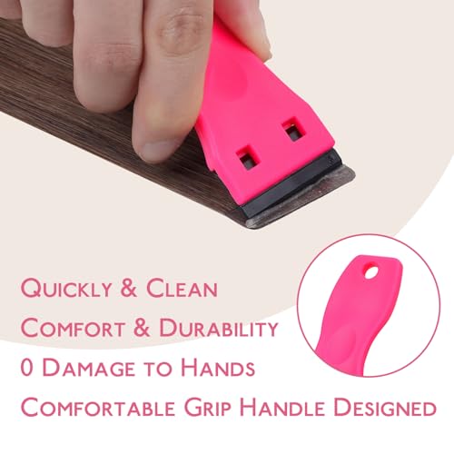 WENNALIFE Tape-in Extension Adhesive Remover Kit with Scraper & Blades