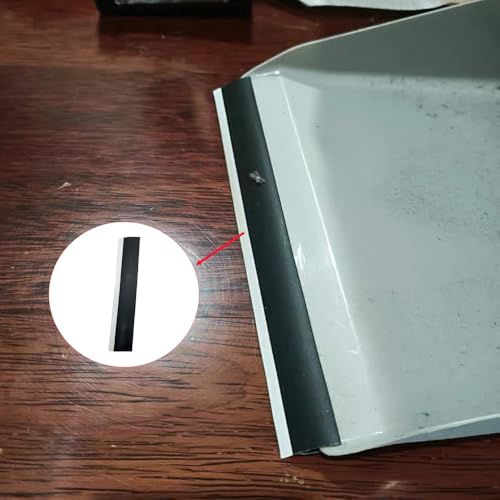 6-Pack Dustpan Edge Replacement Strips - 26cm Rubber Lip