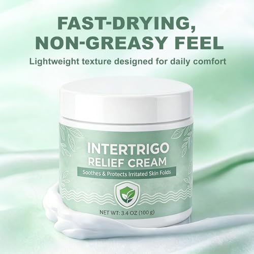 GosBio Intertrigo Relief Cream for Skin Folds - Fast-Drying, Non-Greasy, Supports Sensitive Areas (Variation 1)