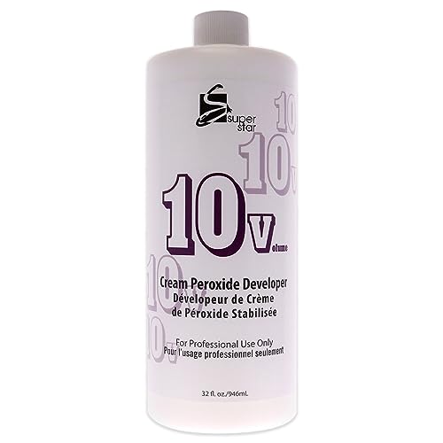 Super Star 10v Cream Developer, 32 fl oz for Hair Color