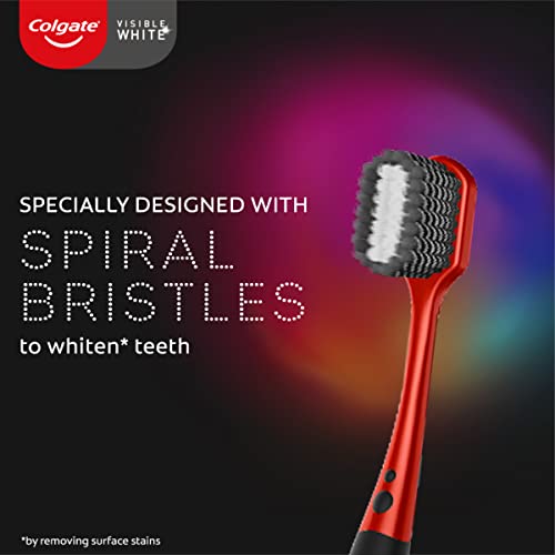 Colgate Visible White O2 Manual Toothbrush Set - 2 Ultra Soft Brushes