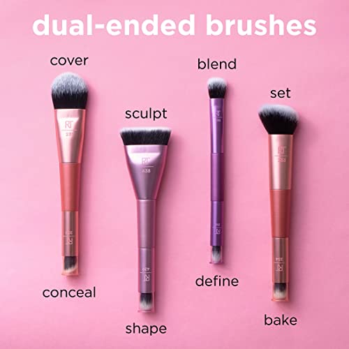 Real Techniques Double-Ended Makeup Brush for Foundation & Concealer
