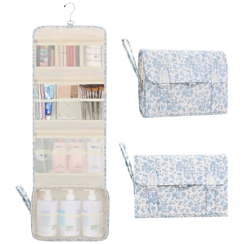 Relavel Large Hanging Toiletry Bag, Waterproof Travel Organizer for Toiletries