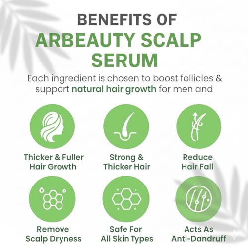 Scalp Hair Growth Serum - Nourishing Formula with Rosemary & Biotin