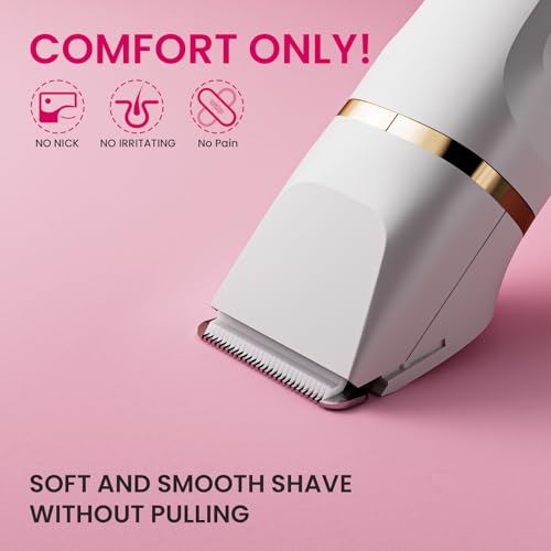 Women’s 5-in-1 Wet/Dry Bikini Trimmer - USB Rechargeable Hair Removal Shaver