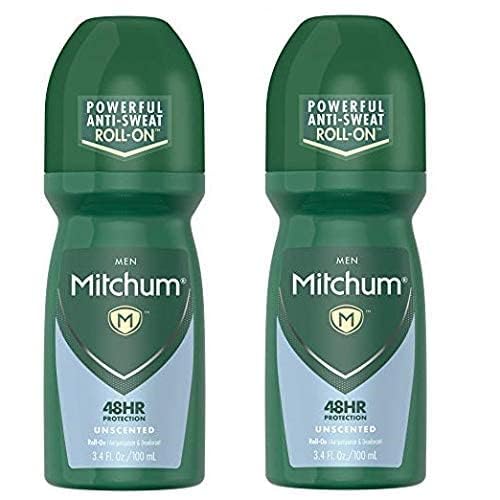 Mitchum Unscented Anti-Perspirant & Deodorant Roll-On 3.4 oz (Pack of 2)