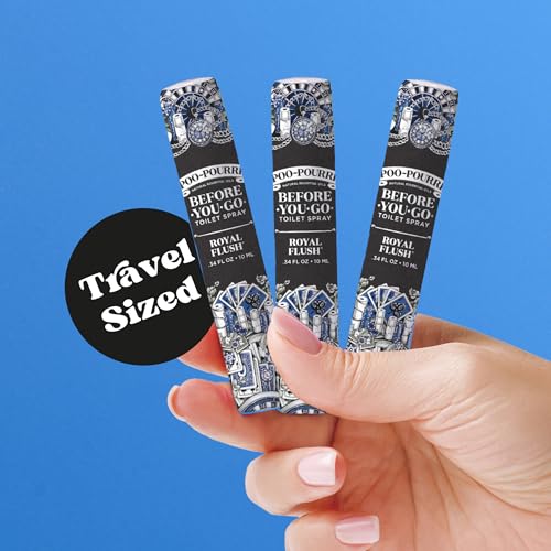 Poo-Pourri Before-You-Go Toilet Spray, Eucalyptus & Spearmint - Travel Size 10 mL