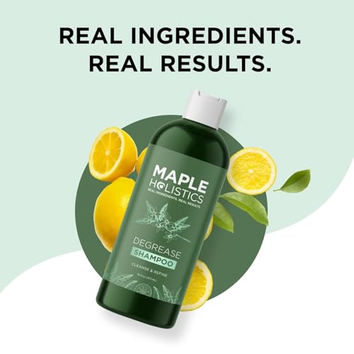 Clarifying Shampoo for Oily Hair & Scalp - Citrus, 16 Fl Oz - Vegan & Sulfate Free