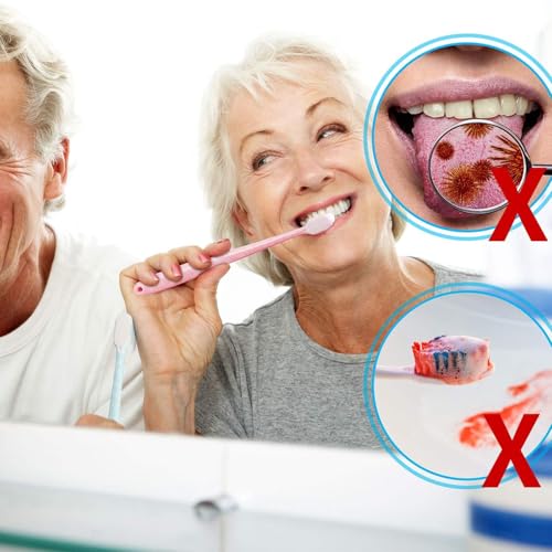 Boao 4-Pack Extra Soft Micro-Nano Toothbrushes for Sensitive Teeth